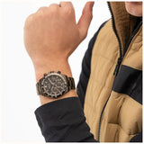 Hugo Boss Hero 2.0 Chronograph Black Dial Black Steel Strap Watch for Men - 1514271
