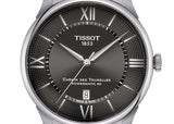 Tissot Chemin Des Tourelles Powermatic 80 Grey Dial Silver Steel Strap Watch for Men - T139.407.11.068.00