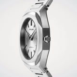 D1 Milano Ultra Thin Silver Dial Silver Steel Strap Watch for Women - D1-UTBL30