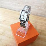 Tory Burch Robinson White Dial Silver Steel Strap Watch for Women - TBW1510