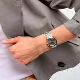 D1 Milano Ultra Thin Silver Dial Silver Steel Strap Watch for Women - D1-UTBL30