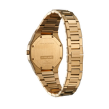 D1 Milano Ultra Thin Zephyr Gold Dial Gold Steel Strap Watch for Women - D1-UTBL31