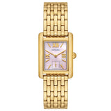 Tory Burch Eleanor Mother of Pearl Pink Dial Gold Steel Strap Watch for Women - TBW1077