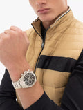 Hugo Boss Hero 2.0 Chronograph Black Dial Silver Steel Strap Watch for Men - 1514267