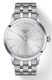 Tissot Classic Dream Silver Dial Silver Steel Strap Watch for Men - T129.410.11.031.00