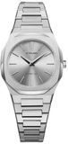 D1 Milano Ultra Thin Silver Dial Silver Steel Strap Watch for Women - D1-UTBL30