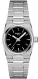 Tissot PRX Quartz Diamonds Black Dial Silver Steel Strap Watch for Women - T137.010.11.056.00