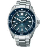 Seiko Prospex Polygonal Divers Automatic Blue Dial Silver Steel Strap Watch for Men - SPB483J1