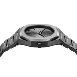 D1 Milano Ultra Thin Grey Dial Grey Steel Strap Watch for Women - D1-UTBL32