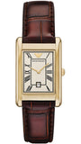 Emporio Armani Gino White Dial Brown Leather Strap Watch for Men - AR11665