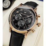 Maserati Epoca Limited Edition Chronograph Black Dial Black Leather Strap Watch for Men - R8871618015