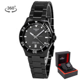 Tissot Seastar 1000 Quartz Black Dial Black Steel Strap Watch for Men - T120.410.33.051.00