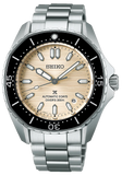 Seiko Prospex Polygonal Divers Automatic Pearl White Dial Silver Steel Strap Watch for Men - SPB481J1