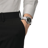 Tissot PR 100 Green Dial Silver Steel Strap Watch for Men - T150.410.11.091.00