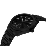 Tissot PRC 100 Solar Quartz Black Dial Black Steel Strap Watch for Men - T151.422.33.051.00