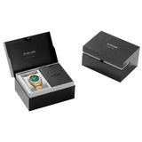D1 Milano Ultra Thin Green Dial Gold Steel Strap Watch for Women - D1-UTBL18