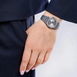 D1 Milano Ultra Thin Grey Dial Grey Steel Strap Watch for Women - D1-UTBL32