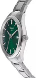 Tissot PR 100 Quartz Green Dial Silver Steel Strap Watch for Women - T150.210.11.091.00