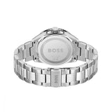 Hugo Boss Runner 3H Green Dial Silver Steel Strap Watch for Men - 1514208