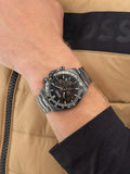 Hugo Boss Hero 2.0 Chronograph Blue Dial Blue Steel Strap Watch for Men - 1514270