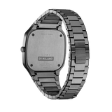 D1 Milano Square Gray Dial Grey Steel Strap Watch for Men - D1-SQBJ11