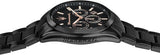 Maserati Attrazione Chronograph Black Dial Black Steel Strap Watch for Men - R8853151009