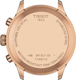 Tissot T-Sport Chrono XL Blue Dial Blue Leather Strap Watch for Men - T116.617.36.042.00