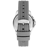 Maserati Successo Chronograph Grey Dial Grey Rubber Strap Watch for Men - R8871621043