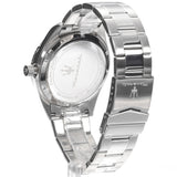 Maserati Competizione Green Dial Silver Steel Strap Watch for Men - R8853100043