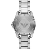 Emporio Armani Sigma Blue Dial Silver Steel Strap Watch for Men - AR11100
