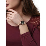 Emporio Armani Aurora Mother of Pearl Grey Dial Rose Gold Steel Strap Watch for Women - AR11139