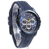 Maserati Successo Chronograph Blue Dial Blue Rubber Strap Watch for Men - R8871621044