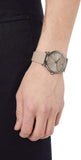 Emporio Armani Luigi Beige Dial Beige Leather Strap Watch for Men - AR11116