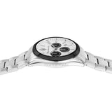 Maserati Attrazione Chronograph White Dial Silver Steel Strap Watch for Men - R8853151004