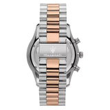 Maserati Tradizione Chronograph White Dial Two Tone Steel Strap Watch for Men - R8873646002