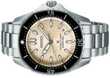 Seiko Prospex Polygonal Divers Automatic Pearl White Dial Silver Steel Strap Watch for Men - SPB481J1