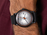 Emporio Armani Luigi Gray Dial Black Silicon Strap Watch for Men - AR11176