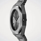 D1 Milano Ultra Thin Grey Dial Grey Steel Strap Watch for Women - D1-UTBL32