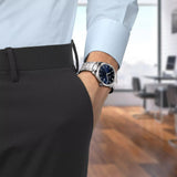Tissot PR 100 Blue Dial Silver Steel Strap Watch for Men - T150.410.11.041.00