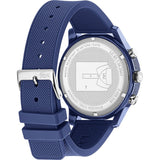 Lacoste 12.12 Chronograph Blue Dial Blue Silicon Strap Watch for Men - 2010970