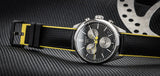Tissot PR 100 Tour De France Chronograph Black Dial Silver Steel Strap Watch for Men - T150.417.11.051.00