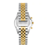 Maserati SFIDA Chronograph Silver Dial Two Tone Steel Strap Watch for Men - R8873640024