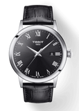 Tissot T Classic Dream Quartz Black Dial Black Leather Strap Watch for Men - T129.410.16.053.00
