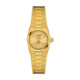 Tissot PRX 25mm Gold DIal Gold Steel Strap Watch for Women - T137.010.33.021.00