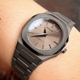D1 Milano Ultra Thin Grey Dial Grey Steel Strap Watch for Women - D1-UTBL32