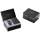 D1 Milano Ultra Thin Midnight Dial Blue Steel Strap Watch for Men- D1-UTBJ21