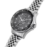 Maserati SFIDA Chronograph Grey Dial Silver Steel Strap Watch for Men - R8853140010