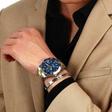 Maserati Competizione Diver Blue Dial Two Tone Steel Strap Watch for Men - R8873600010