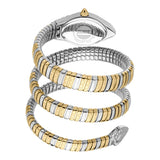 Just Cavalli Ambra Silver Dial Two Tone Steel Strap Watch for Women - JC1L370M0055