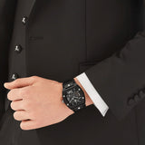 Philipp Plein The Skeleton Black Dial Black Silicone Strap Watch for Men - PWVBA0423